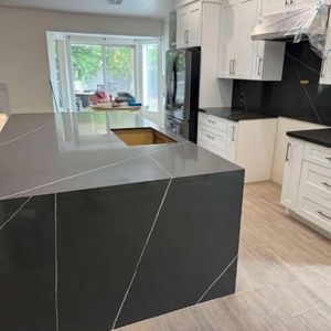 kitchen with new countertops kitchen with new countertops