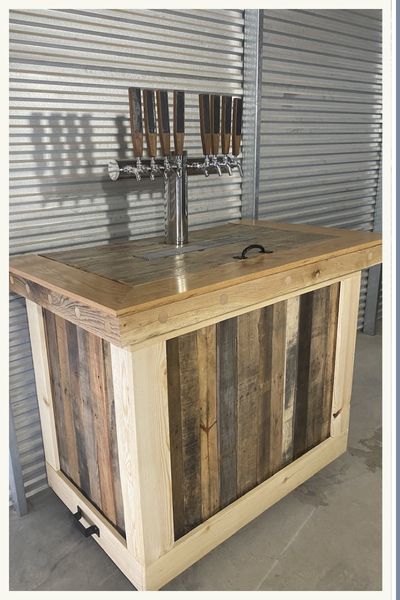 Mobile beer tapping cart