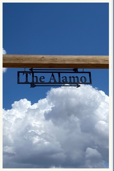 the Alamo sign