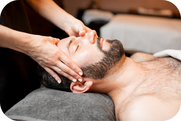 man getting a therapeutic massage