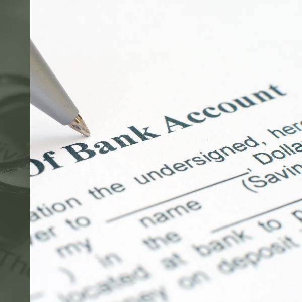 bank account form