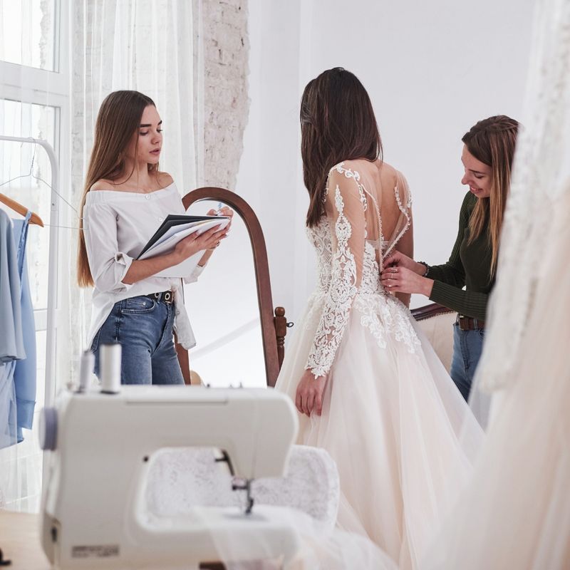 How Alterations Take Your Wedding Dress From Lovely to Breathtaking -  Elegant Alterations and Bridal