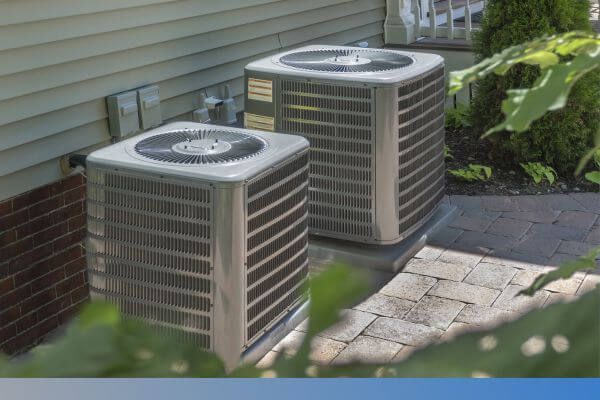 hvac units on side of home hvac units on side of home