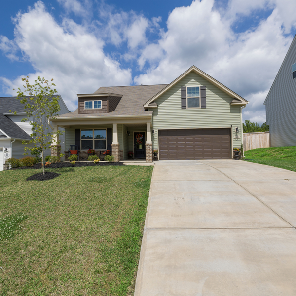 driveway in front of house