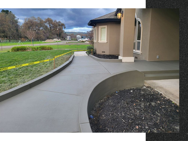image of a new driveway