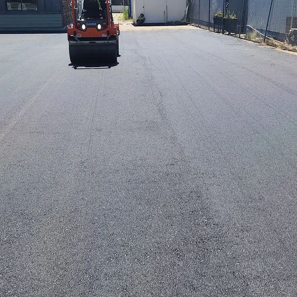 Concrete paving.