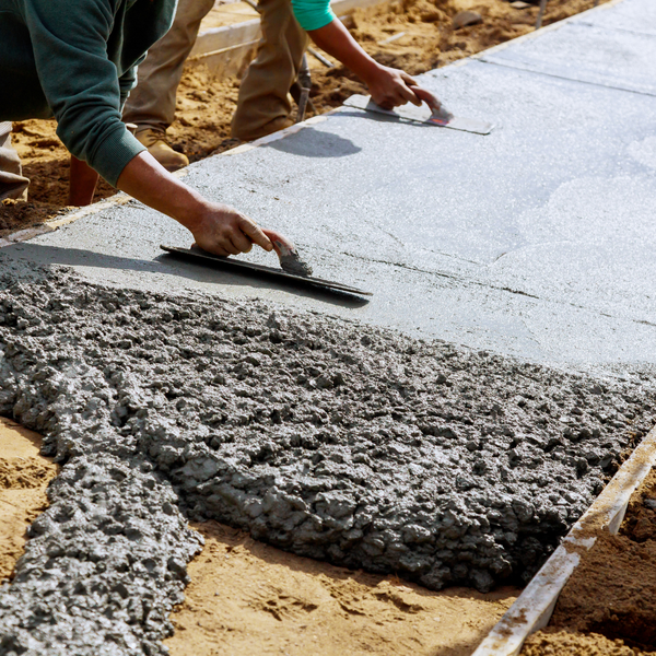 concrete installation