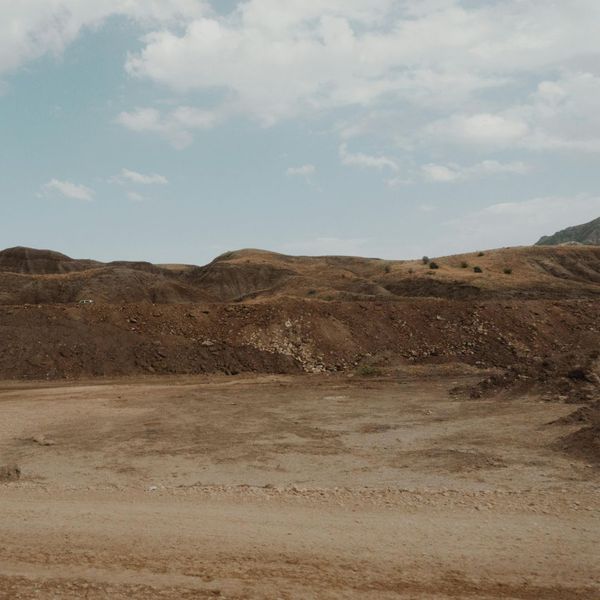 Empty land ready for development.