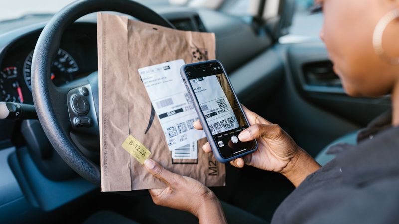 A delivery driver.