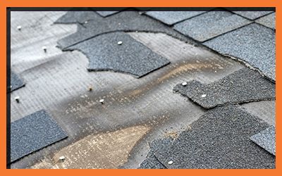 Image of a roof missing shingles Image of a roof missing shingles