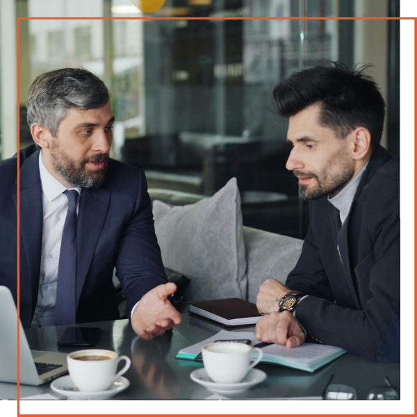 conversation between employees