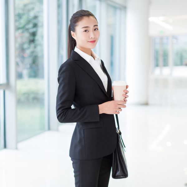 A women in a business suit