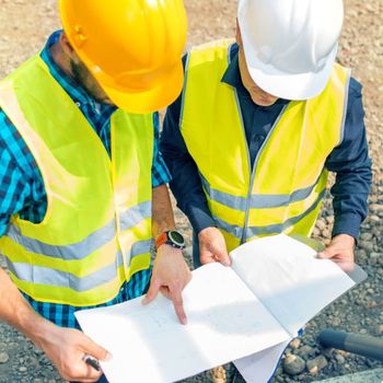 project manager talking with employee