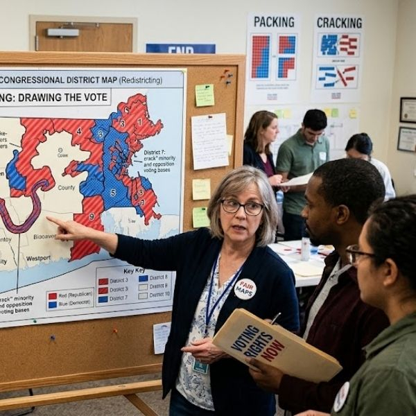 Gerrymandering map