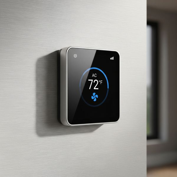 thermostat set to 72 degrees