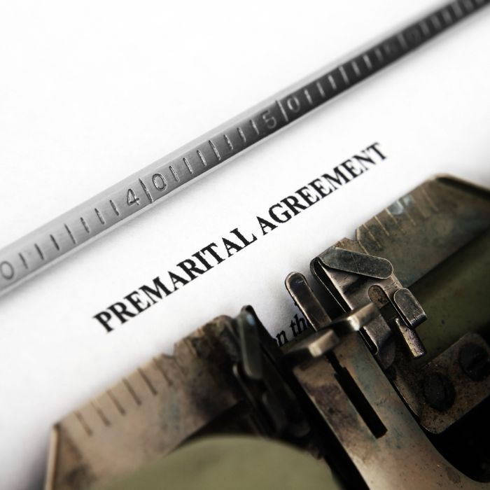Premarital agreement paper