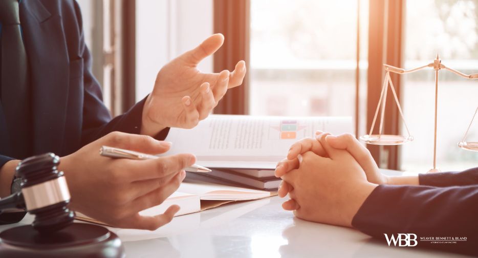 person meeting with an estate planning attorney
