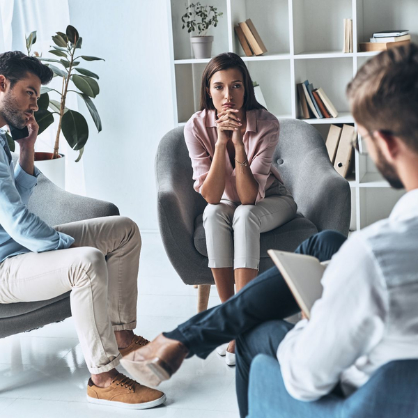 couple meeting with counselor