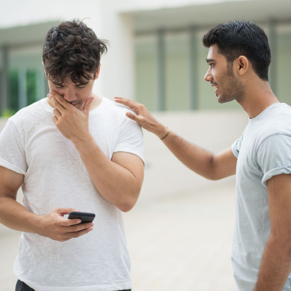 man supporting his friend