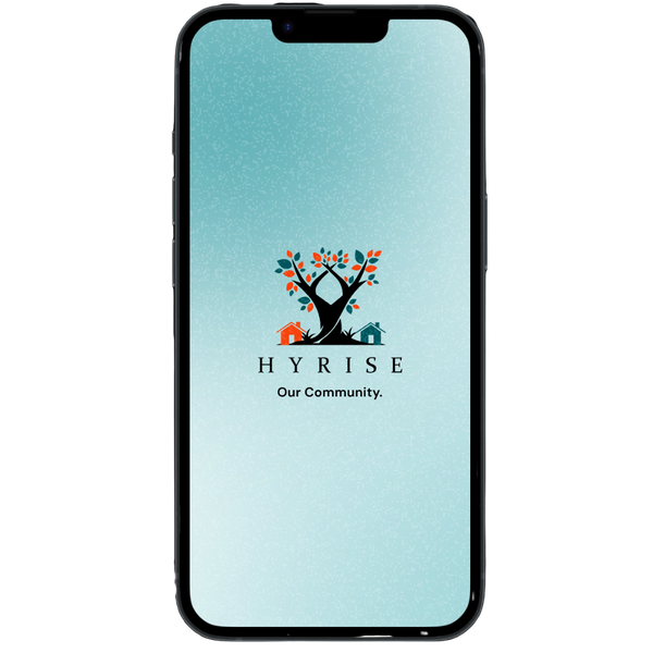 phone with Hyrise logo phone with Hyrise logo