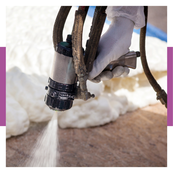 spray foam installation