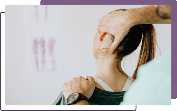 woman getting chiropractic adjustment