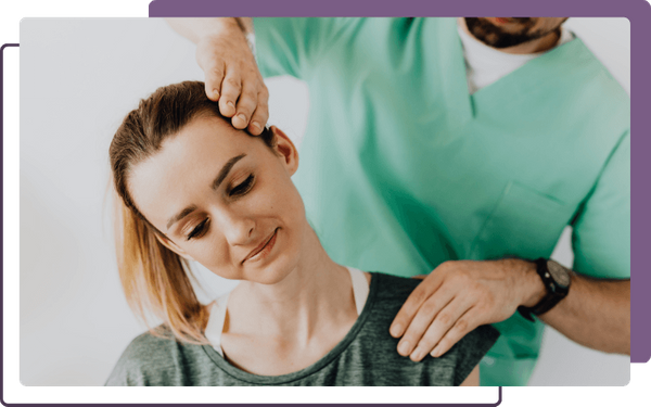 woman getting chiropractic care