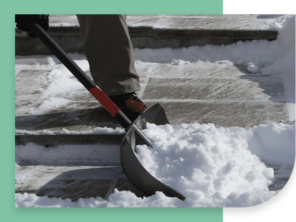 image of shoveling