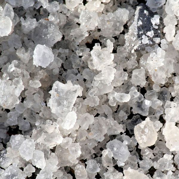 rock salt close up