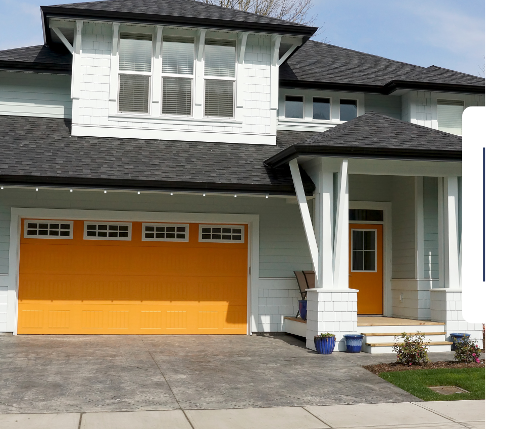 A yellow scheme home