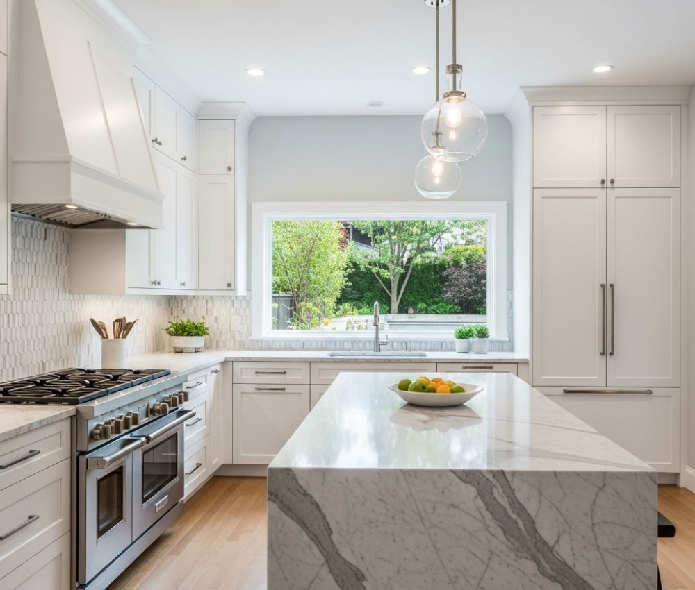 a modern renovated kitchen