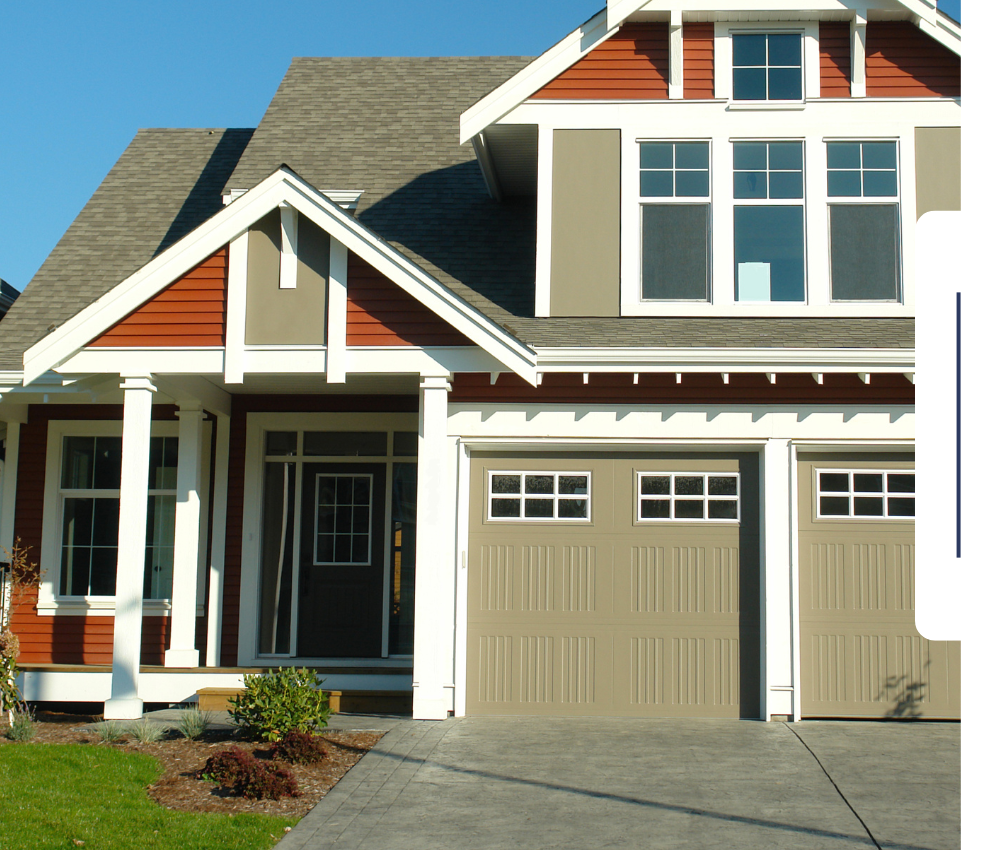 An orange and brown home