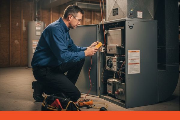 Amana HVAC unit repairs.