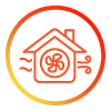 Home HVAC Icon.