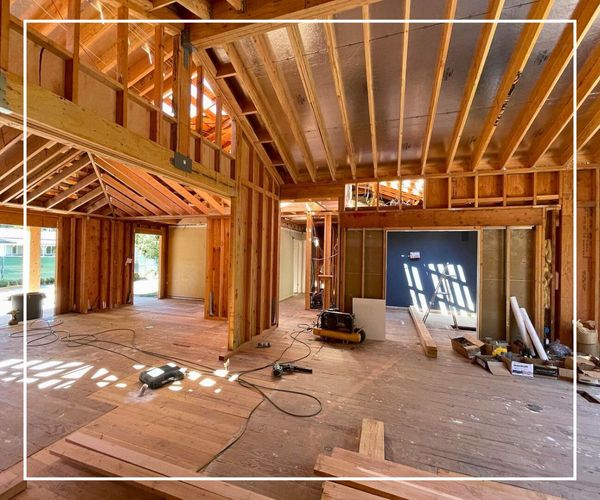 image of a home interior under construction