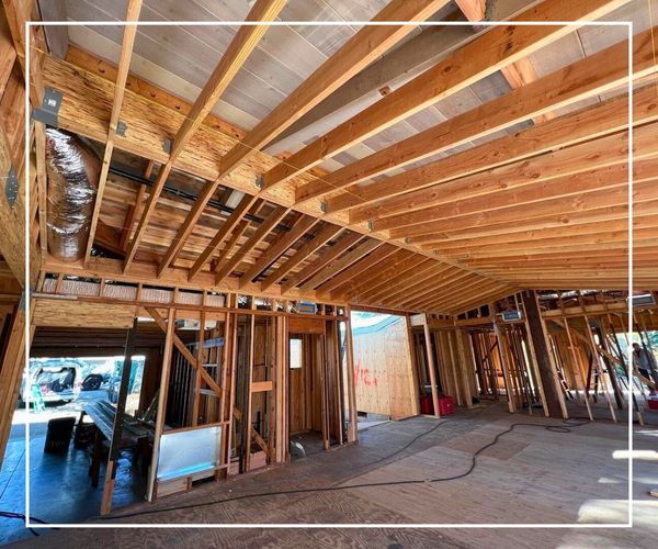 image of a home interior under construction