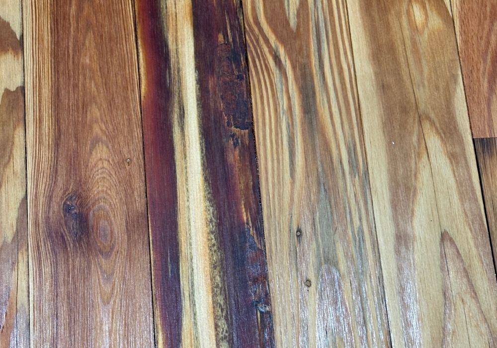 Close-up of custom-matched finishes