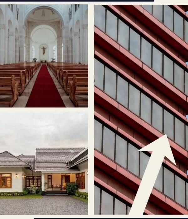 custom home, church, and commercial building