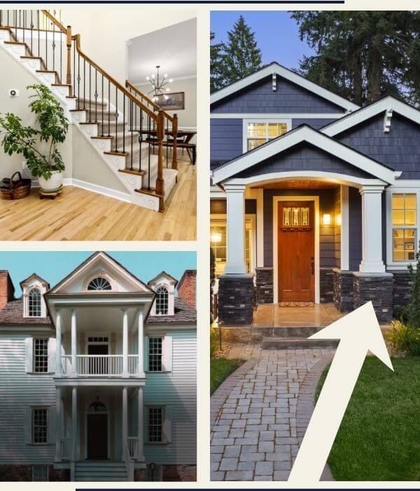 houses interior and exteriors 