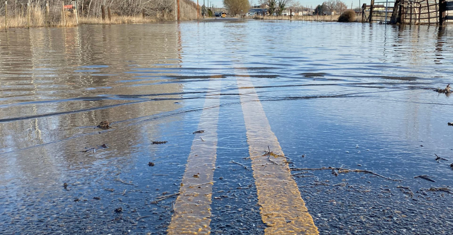 flooded street