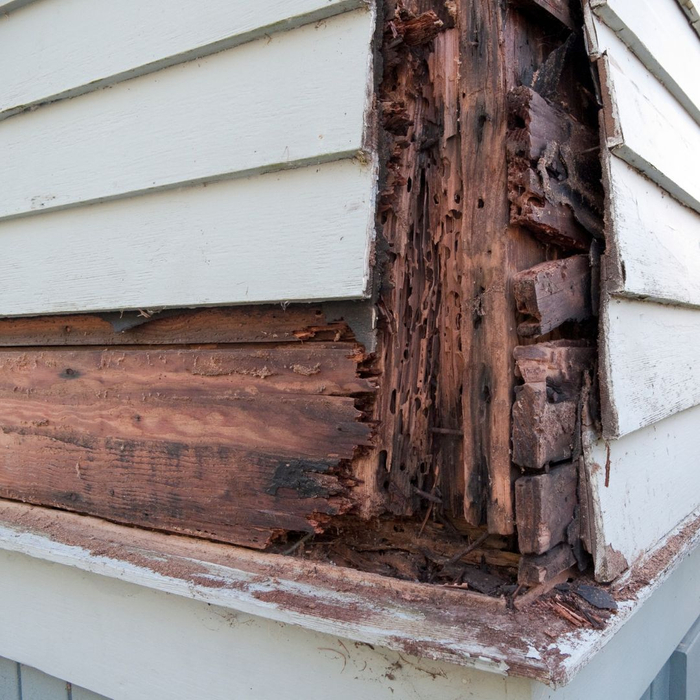  rotting wood siding