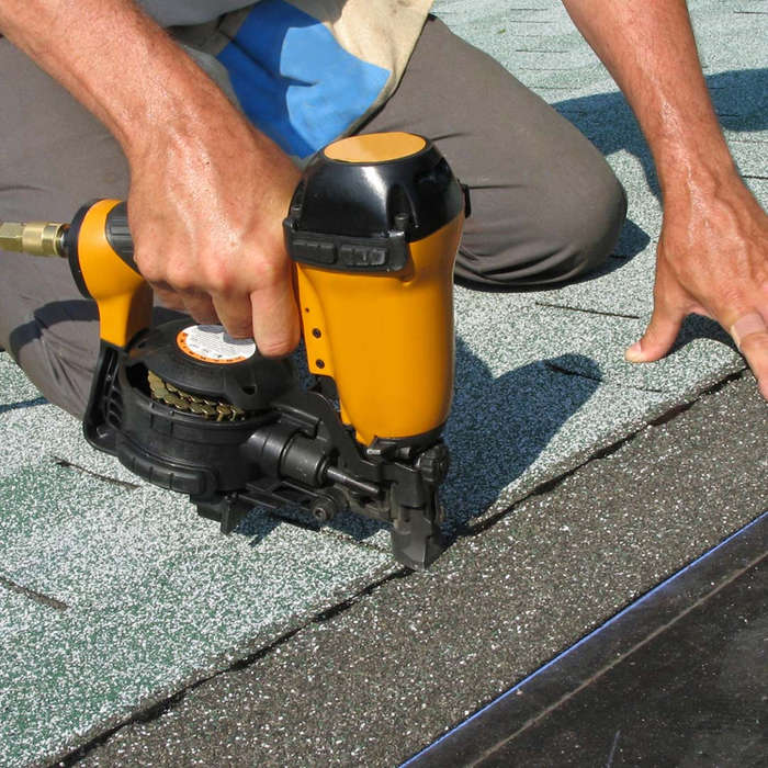 Man installing a roof