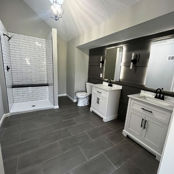 newly renovated bathroom