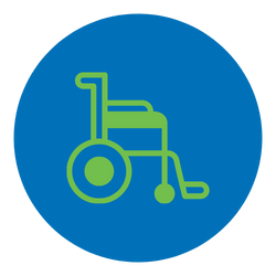 Icon of a wheel chair