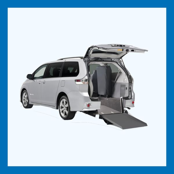 image of a wheelchair lift van