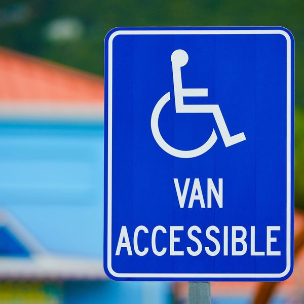 van accessible sign
