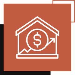 increased property value icon increased property value icon