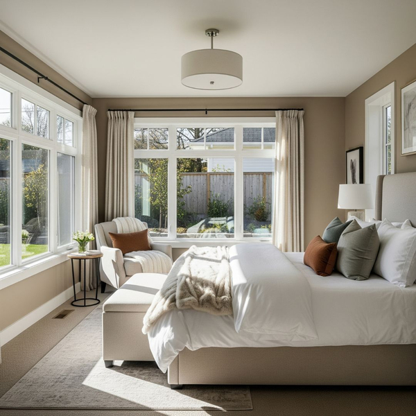 cozy new master suite addition