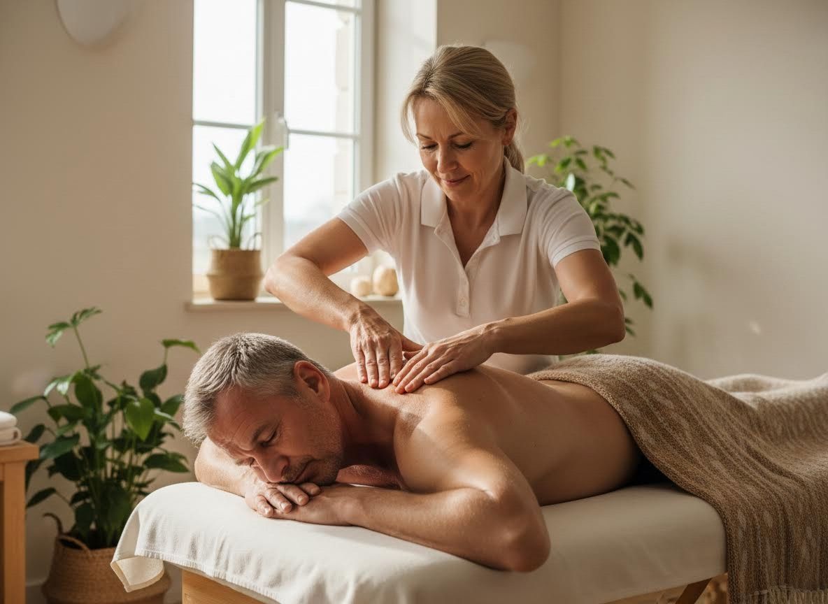 Relaxing Back Massage Therapy