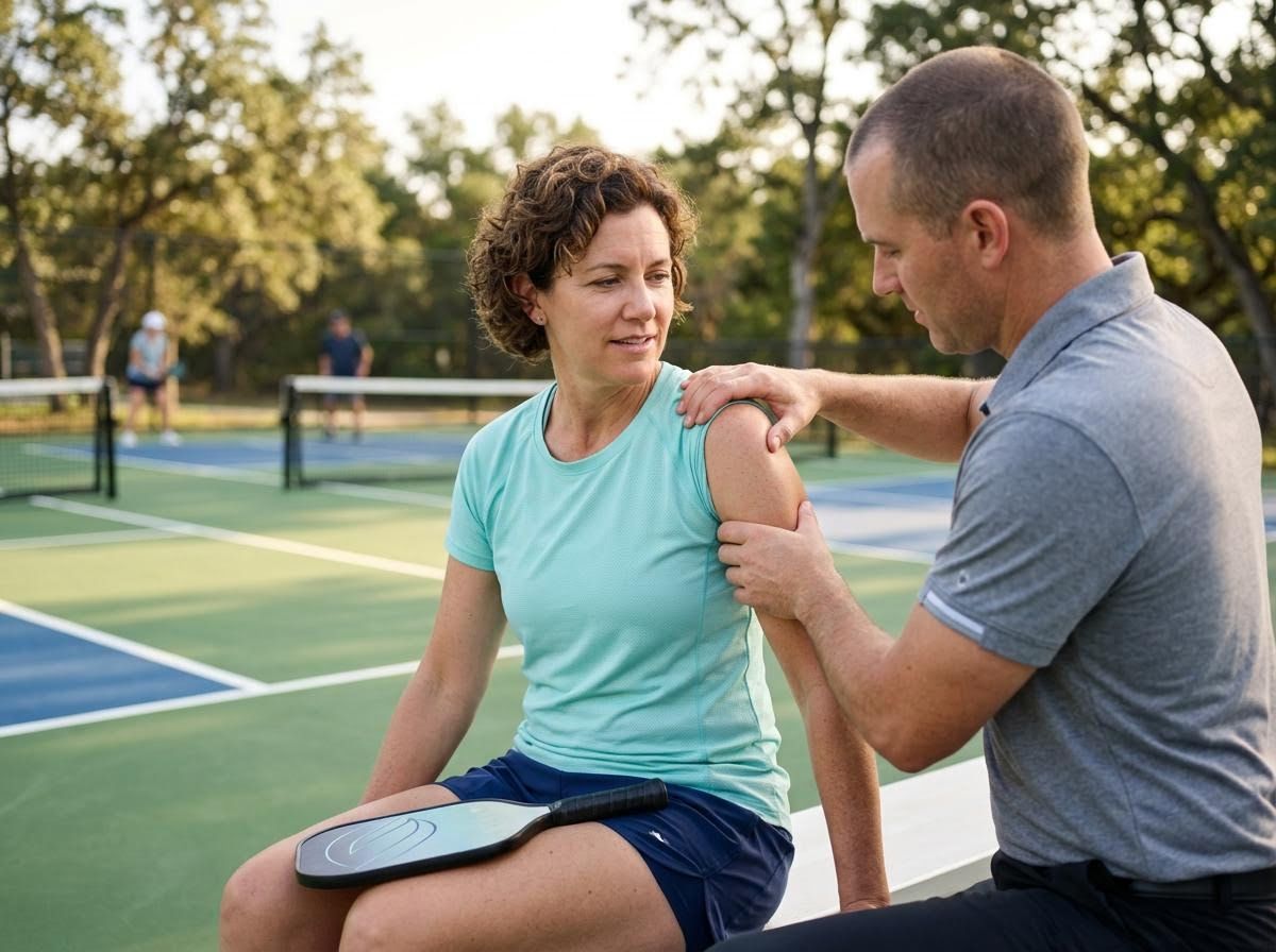 Pickleball Player Arm Examination